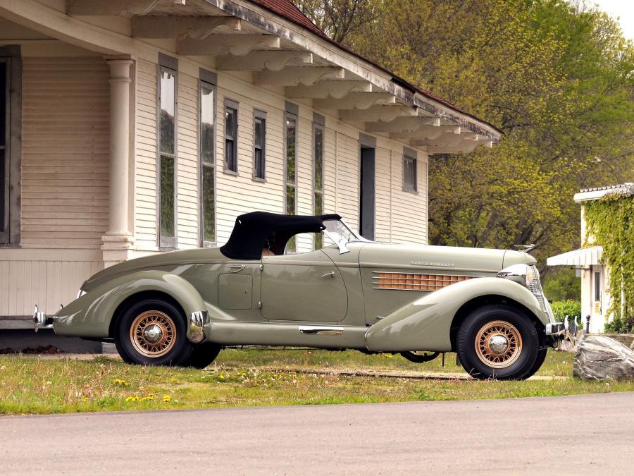  Auburn 852 SC Dual Ratio Speedster 1936 года  (фото 25 из 48)